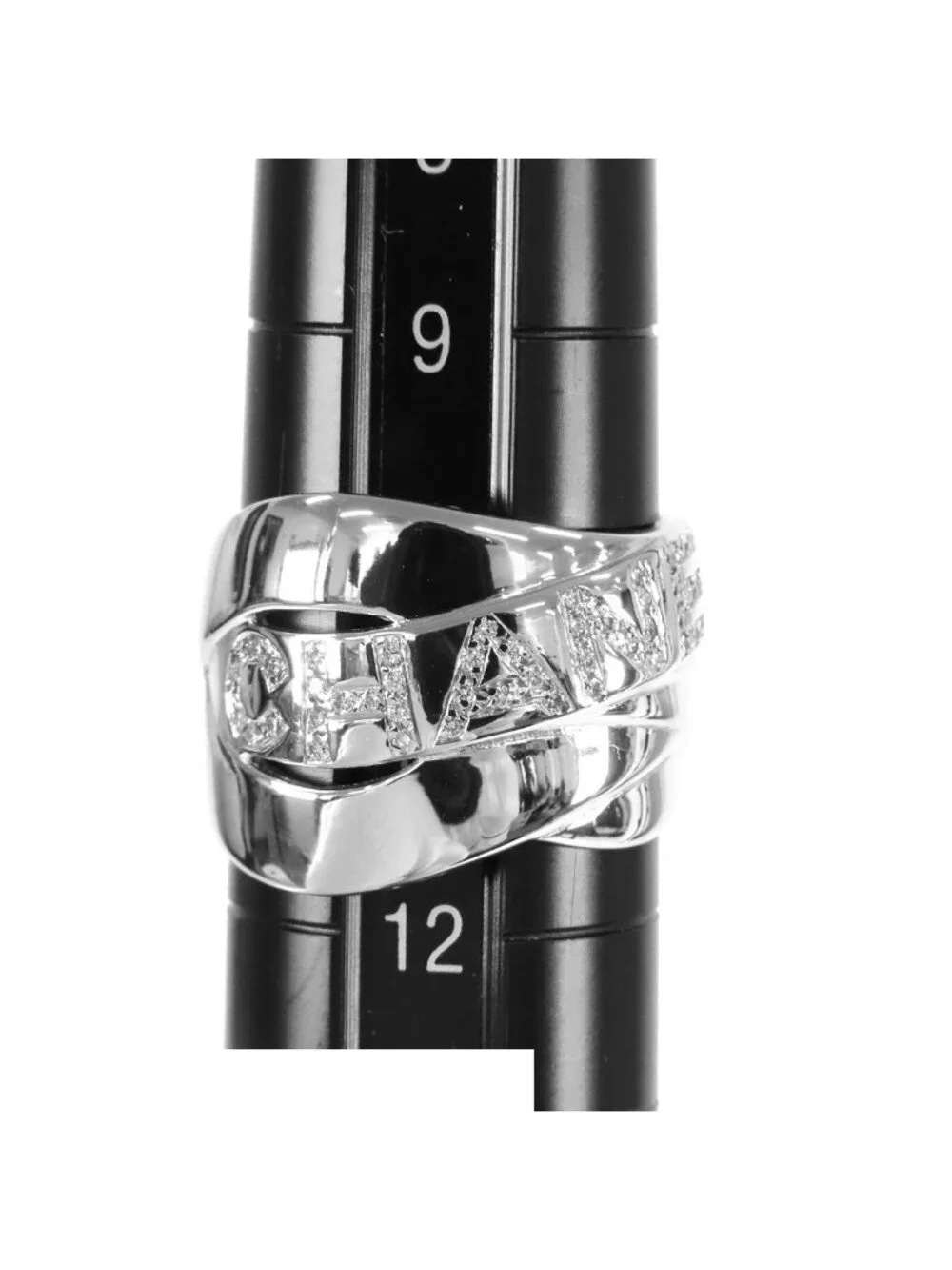 Chanel Boldic Ring White Gold 18K Diamond 51
